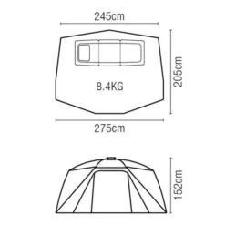 NASH Titan Hide Pro XL 7 NASH Titan Hide Pro XL -RidgeMonkey-winkel nash titan hide pro xl t4299 bivvys en tenten 2