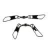 SPRO Black Double Safety-Snap Barrel Swivel Nr16 - 5kg 1 SPRO Black Double Safety-Snap Barrel Swivel Nr16 - 5kg -RidgeMonkey-winkel spro black double safety snap barrel swivel nr16 5kg 4551 316 klein materiaal